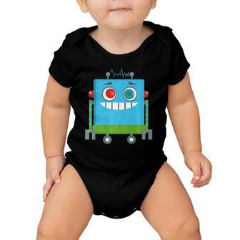 Lily And Emma By Eggroll Games Denki The Robot Baby Onesie | Mazezy