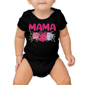 Mama Happy Mothers Day Flowers 509 Shirt Baby Onesie | Favorety CA