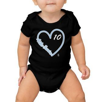Mike Zunino Heart Script Gameday Baby Onesie | Mazezy