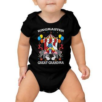 Ringmaster Great Grandma Circus Event Great Grandmother Baby Onesie - Monsterry