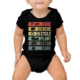 Save Rescue Recycled Plant Clean Care V2 Baby Onesie | Favorety UK