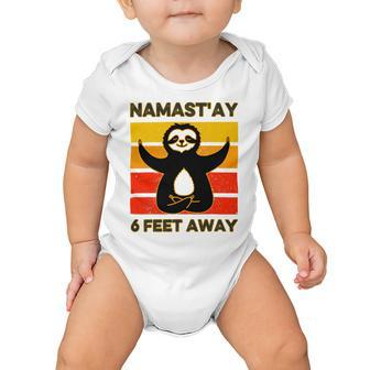 Funny Cute Sloth Yoga Namastay Social 863 Shirt Baby Onesie | Favorety CA