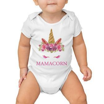Funny Mamacorn Unicorn Mom Mothers Day Baby Onesie | Favorety CA