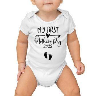 Happy Mothers Day 2022 Mommy My First Mothers Day V2 Baby Onesie | Favorety CA
