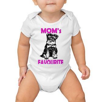 Miniature Schnauzer At Home Moms Favourite Multi Tasking Dog Baby Onesie | Favorety UK