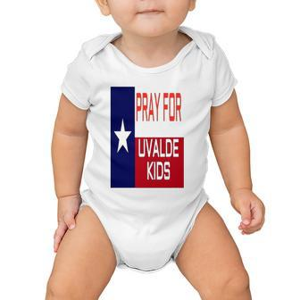 Pray For The Children Of Uvalde Texas Pray For Uvalde Kid Baby Onesie | Mazezy