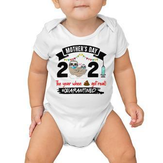 Sloth Mothers Day 2021 The Year When 848 Shirt Baby Onesie | Favorety CA