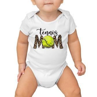 Tennis Mom Leopard Tennis Mom Mothers Day Baby Onesie | Favorety CA