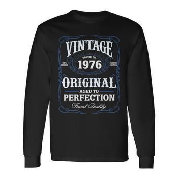 1976 Vintage Birthday Shirt For Men - "Aged Perfection" 49th Birthday Gift T-Shirt