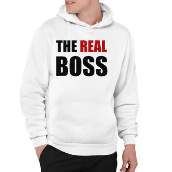 The Boss & The Real Boss Funny Couple Matching Hoodies