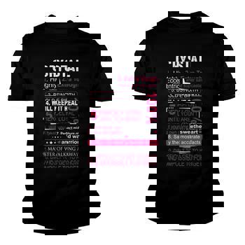 Crystal Highly Eccentric 10 Facts Funny Tshirt First Name