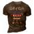 4Th Of July For Dad Men Grandpa Grilling Grill Funny 3D Print Casual Tshirt Brown