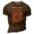 4Th Of July Military Home Of The Free Because Of The Brave 3D Print Casual Tshirt Brown