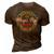 A Mega Pint Brewing Co Hearsay Happy Hour Anytime 3D Print Casual Tshirt Brown