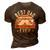 Best Dad Ever Fathers Day Gift 3D Print Casual Tshirt Brown