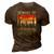 Beware Of The Hitchhiking Ghost Halloween Trick Or Treat 3D Print Casual Tshirt Brown