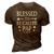 Blessed To Be Called Pap Fathers Day 3D Print Casual Tshirt Brown