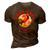 Chicken Chicken Cage Free Whiskey Fed Rye & Shine Rooster Funny Chicken 3D Print Casual Tshirt Brown