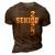Class Of 2023 Senior 2023 Graduation Or First Day Of School 3D Print Casual Tshirt Brown