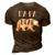 Da Pa Grandpa Gift Da Pa Bear 3D Print Casual Tshirt Brown