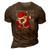 Dabbing Santa Claus Christmas Dab Men Women Boys Kids Youth 3D Print Casual Tshirt Brown
