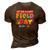 Field Day Let The Games Begin Kids Teachers Field Day 2022 Smile Face 3D Print Casual Tshirt Brown