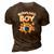 Funny Bowling Gift For Kids Cool Bowler Boys Birthday Party 3D Print Casual Tshirt Brown