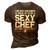 Funny Chef Design Men Women Sexy Cooking Novelty Culinary 3D Print Casual Tshirt Brown