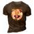 Funny Ugly Christmas Vintage Joe Biden Merry 4Th Of July 3D Print Casual Tshirt Brown