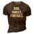 God Family Football For Women Men And Kids 3D Print Casual Tshirt Brown