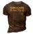 Grooms Name Gift Grooms Facts 3D Print Casual Tshirt Brown