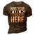 Have No Fear Fulk Is Here Name 3D Print Casual Tshirt Brown