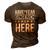 Have No Fear Gingerich Is Here Name 3D Print Casual Tshirt Brown