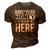 Have No Fear Honey Is Here Name 3D Print Casual Tshirt Brown