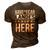Have No Fear Landes Is Here Name 3D Print Casual Tshirt Brown