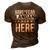 Have No Fear Langan Is Here Name 3D Print Casual Tshirt Brown