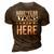 Have No Fear Lykins Is Here Name 3D Print Casual Tshirt Brown