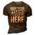 Have No Fear Pisano Is Here Name 3D Print Casual Tshirt Brown