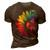 Human Sunflower Lgbt Tie Dye Flag Gay Pride Proud Lgbtq 3D Print Casual Tshirt Brown