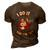 I Do It For The Hos Santa Claus Beer 3D Print Casual Tshirt Brown