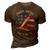 Im Just Here To Bang 4Th Of July Fireworks Fourth Of July 3D Print Casual Tshirt Brown