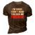 Im Sorry I Cant Hear You Over My Freedom Usa 3D Print Casual Tshirt Brown