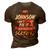 Johnson Name Gift If Johnson Cant Fix It Were All Screwed 3D Print Casual Tshirt Brown