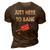 Just Here To Bang 4Th July American Flag - Independence Day 3D Print Casual Tshirt Brown