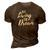 Just Living The Dreaminspirational Quote 3D Print Casual Tshirt Brown