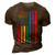 Lgbtq American Flag Pride Rainbow Gay Lesbian Bi Transgender 3D Print Casual Tshirt Brown