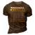 Massengill Name Gift Massengill Facts 3D Print Casual Tshirt Brown