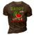 Mens Cute Watermelon Daddy Design Dad For Men 3D Print Casual Tshirt Brown