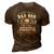 Mens Dad Bod Funny Whiskey Bourbon Lover Fathers Day Gift For Dad 3D Print Casual Tshirt Brown