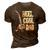 Mens Reel Cool Dad Fishing Daddy Mens Fathers Day Gift Idea 3D Print Casual Tshirt Brown